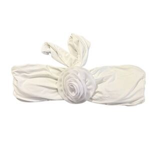 Lulus white bikini top size xl